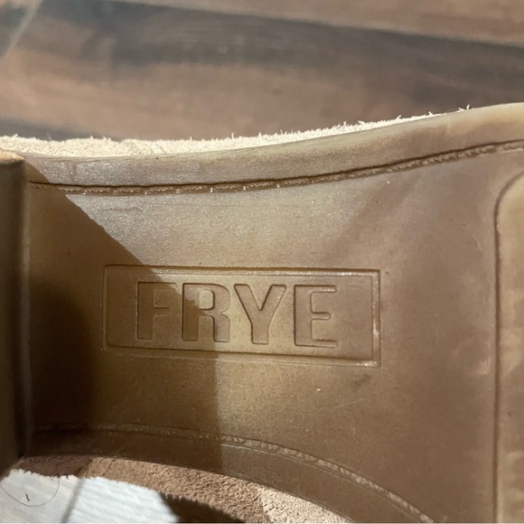 Frye Judith Double Zip Suede Ankle Booties in Ash 9M - Picture 9 of 12